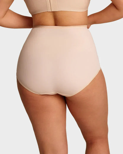 🌸 Last Day Special Price £9.99 ! 🔥Plus-Size High-Waist Cross Tummy Control Panties