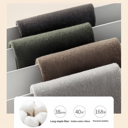 Five‐Toe Cotton Socks — Odor‐Control & Breathable