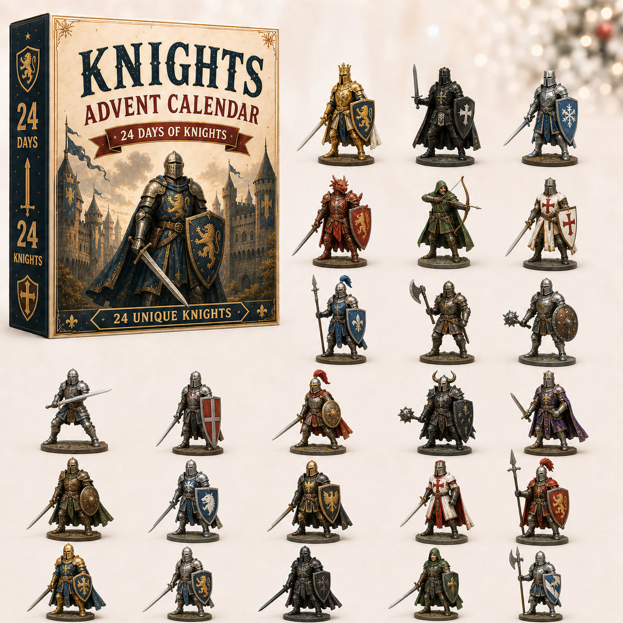 ⏳ Last Day 49% OFF – ⚔️🏰 Knights Advent Calendar 2026 | 24 Days of Knights