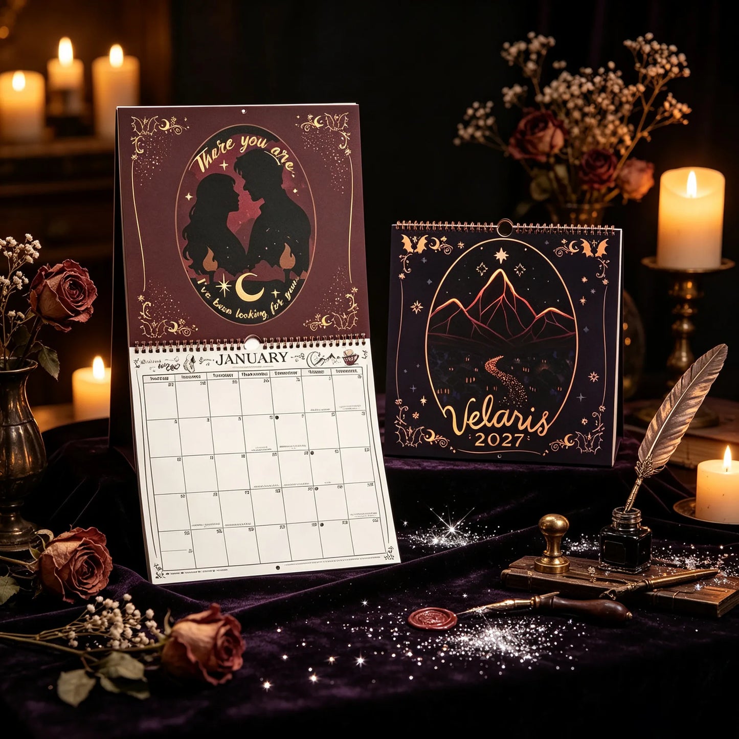 🌙 A Court of Thorns and Roses: Velaris 2027 Weekly Planner ✨ Officially Licensed Fantasy Organizer