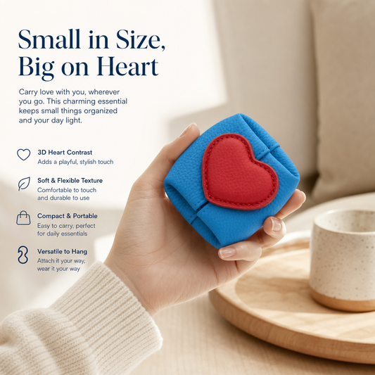 Sweetheart Mini Leather Pouch
