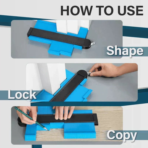 📐💪 Easy Shape Contour Gauge Duplicator – Perfect for DIY, Precise Tracing & Transfers 🔧
