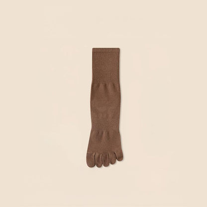 Five‐Toe Cotton Socks — Odor‐Control & Breathable