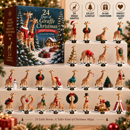 🦒🦒 24 Days of Giraffe Christmas — 24 Unique Holiday Characters