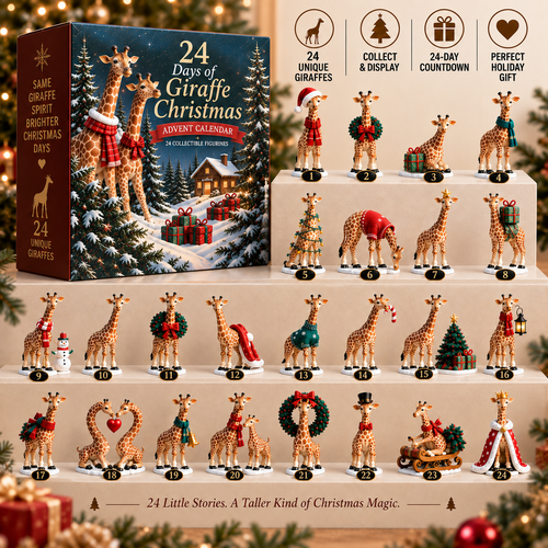 🦒🦒 24 Days of Giraffe Christmas — 24 Unique Holiday Characters