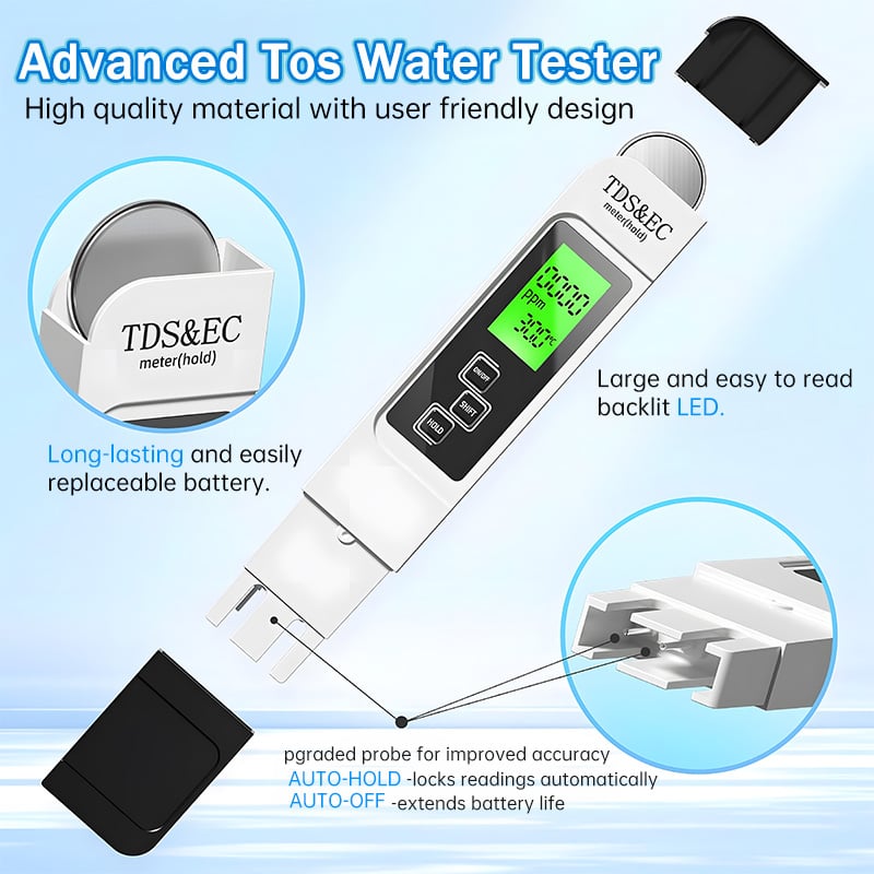 🔥Hot Sale 49% OFF🔥2026 All-New 4 in 1 Digital Water Tester