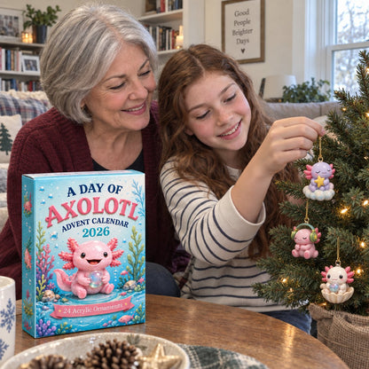 🏆Early Holiday Sale 49% OFF🎄🦎A Day Of Axolotl Advent Calendar 2026
