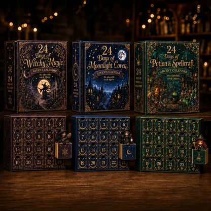 🧙‍♀️ LAST DAY 49% OFF – 24 Days Of Witchy Surprises Advent Calendar | 24 Unique Collectible Witches with Magical Themes, Mini Figures & Fantasy Display Collection ✨