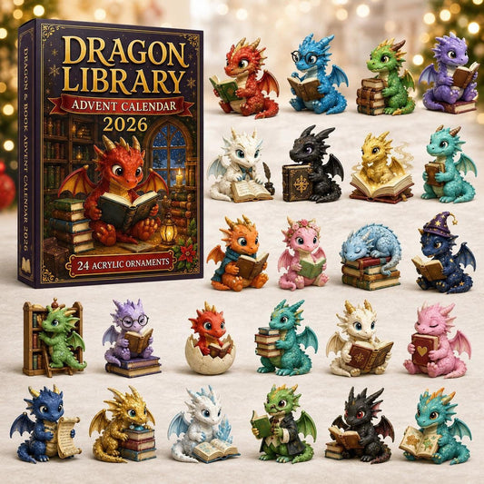 CHRISTMAS KICKOFF: 48% OFF – 2026 Dragon Library Advent Calendar – Unlock 24 Cosy Chapters of Baby Dragon Magic