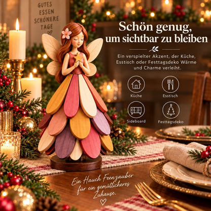🧚 Fairy Blossom Coaster - Foldable fairy decoration & heat-resistant table protector