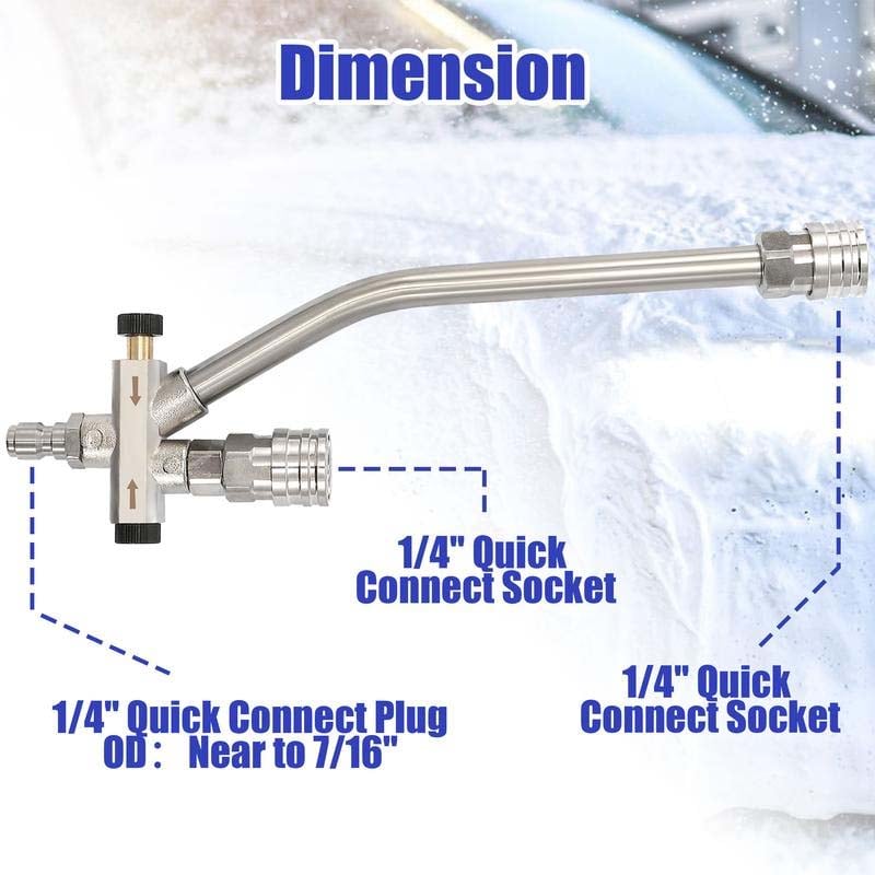 🔥 Foam Cannon Dual Connector Accessory