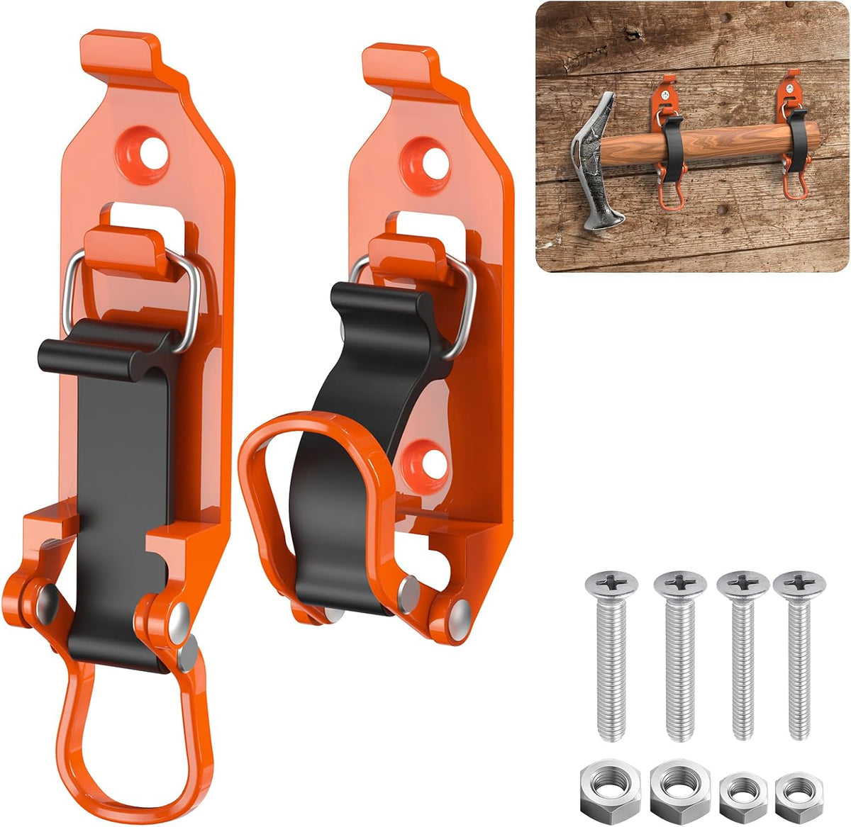 🛠️ Heavy Duty Metal Rubber Shovel Mount Kit