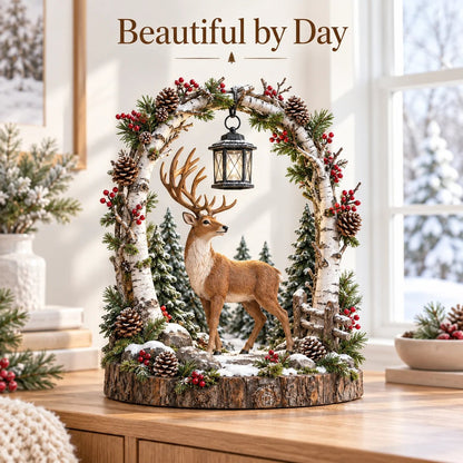 📢📢50% OFF !! ⏰ - Woodland Reindeer Lantern
