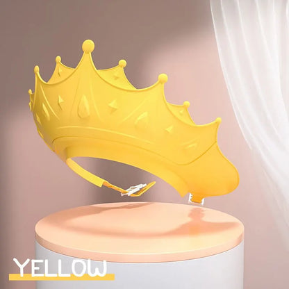 📢 LIMITED TIME 48% OFF! ⏰ Kids' Ear Protective Cap – Waterproof Shower Hat, Adjustable & Cartoon Crown Design ✨