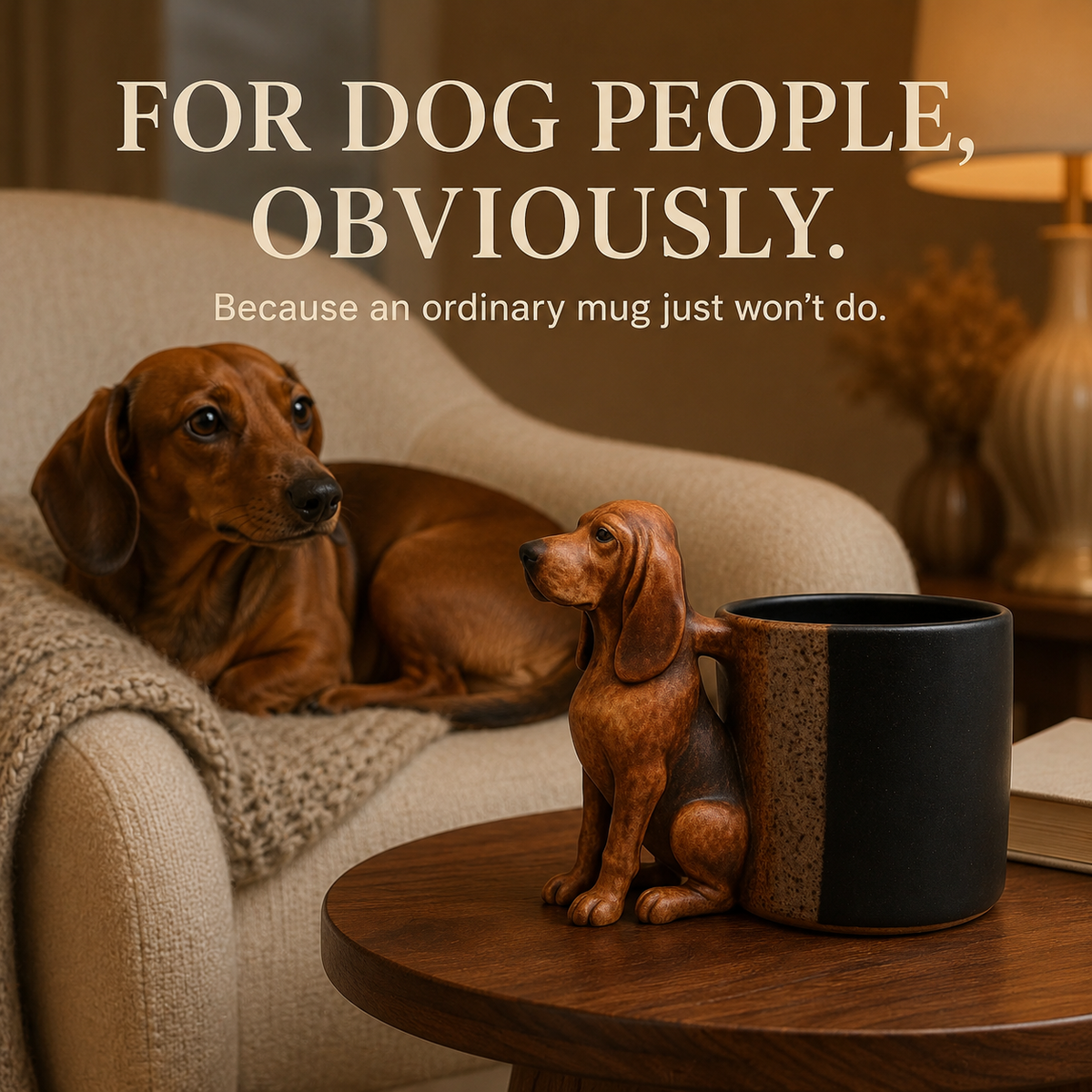 (🌲Early Christmas Sale- 49% OFF)🐕Handmade Dachshund Mug