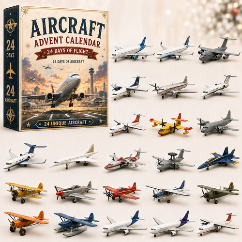 ⏳ Last Day 48% OFF – ✈️ Aircraft Advent Calendar 2026 | 24 Days of Flight with 24 Unique Miniature Airplanes, Jets & Aviation Collectibles 🎄🎁