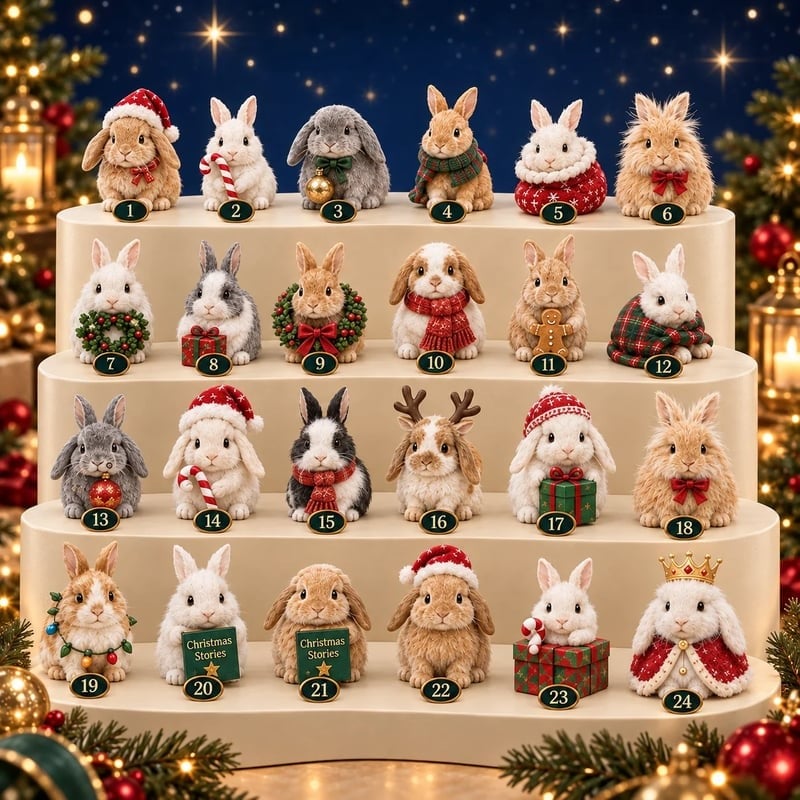 ✨🏆Early Holiday Sale 49% OFF🐇 2026 Christmas Bunny Collection