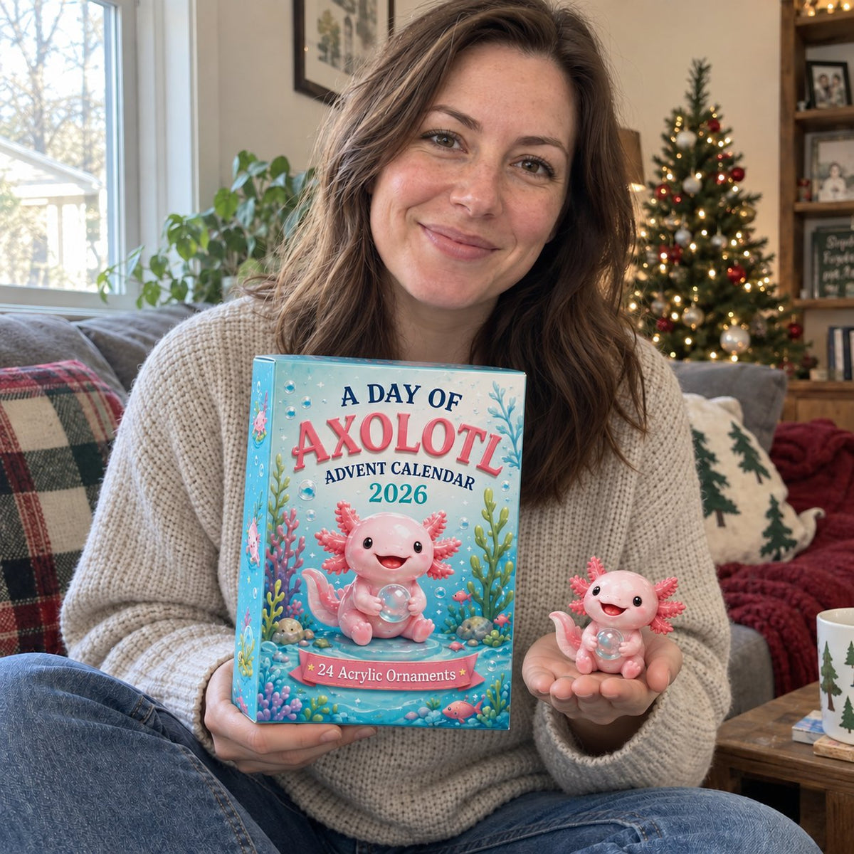 🏆Early Holiday Sale 49% OFF🎄🦎A Day Of Axolotl Advent Calendar 2026