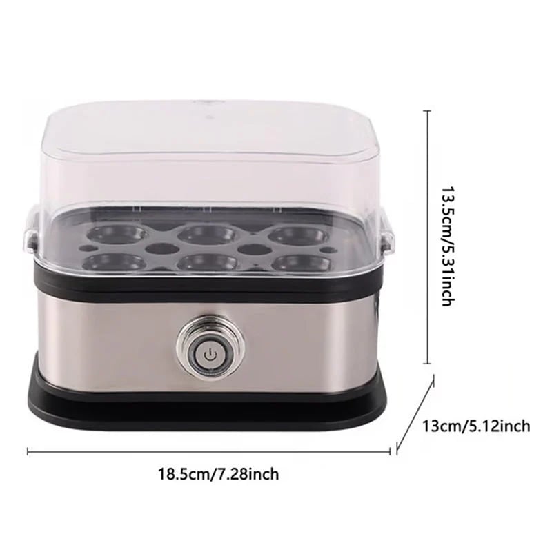 🔥2026 Hot Products🔥 Multifunctional Egg Steamer with Clear Lid💥