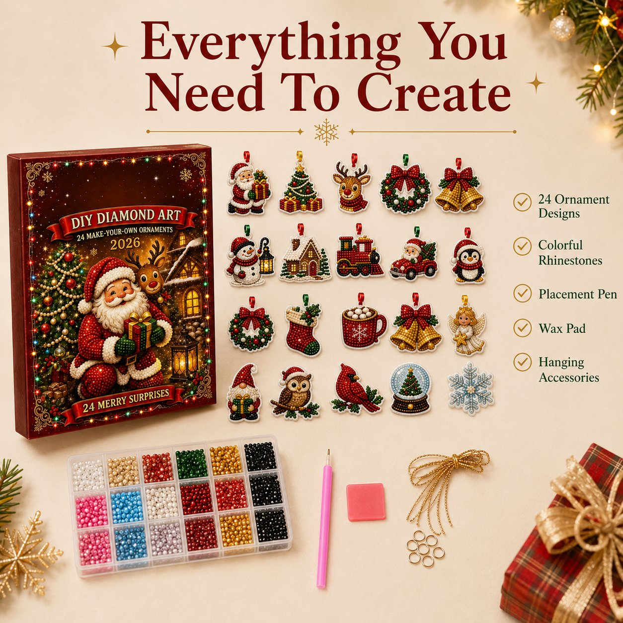 🎄 24 Christmas tree ornaments to make and hang