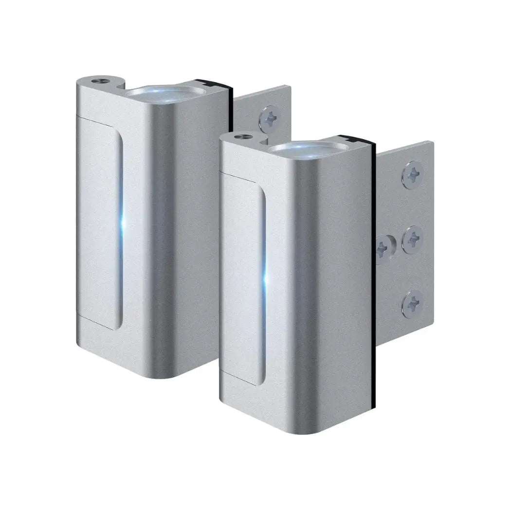 2 Pack Home Security Door Reinforcement Lock – Withstands 800 lbs, Heavy Duty Inward Swinging Door Lock, Childproof & Anti-Theft Protection