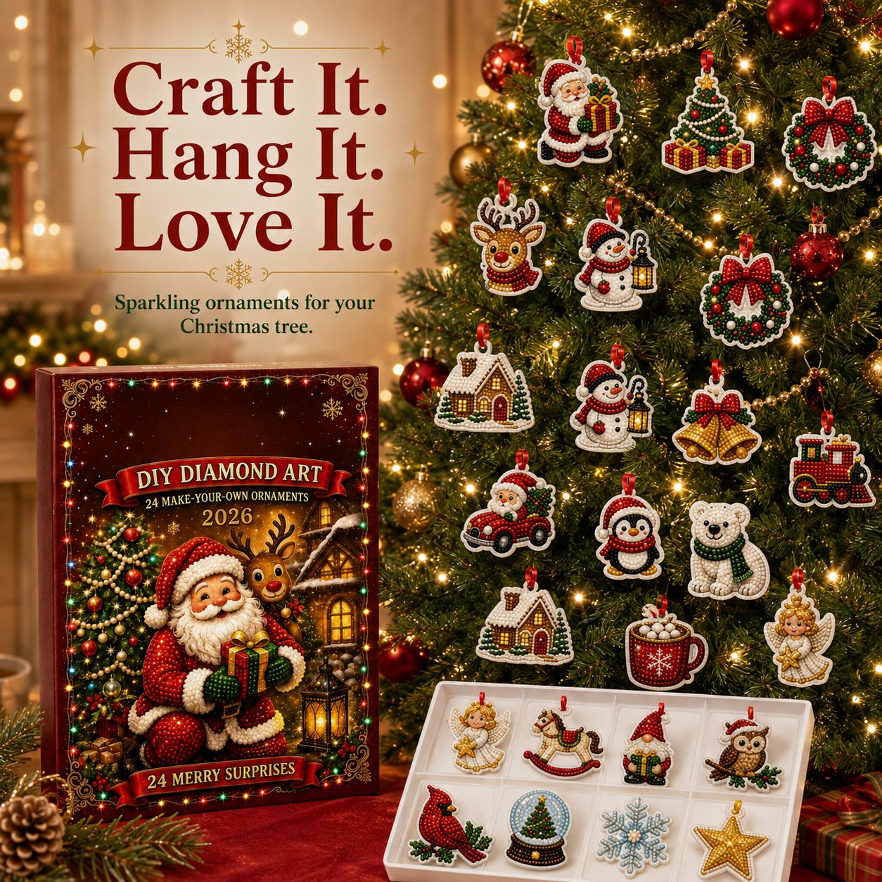 🎄 24 Christmas tree ornaments to make and hang