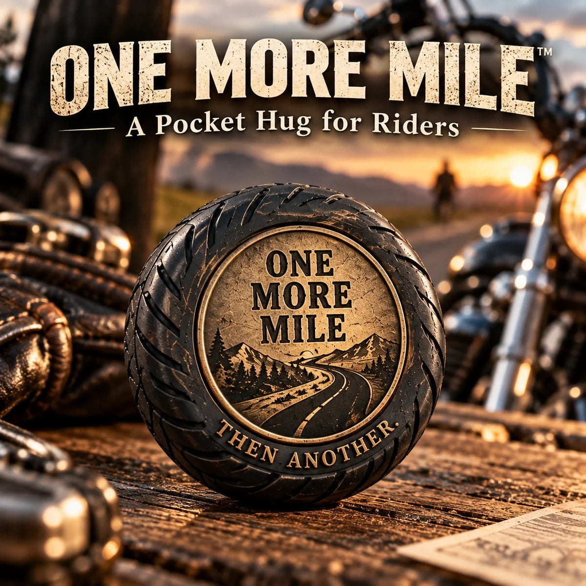 🏍️ 🛞One More Mile™ Pocket Hug for Riders