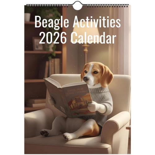 Beagle dog Calendar 2026 - Daily Activities