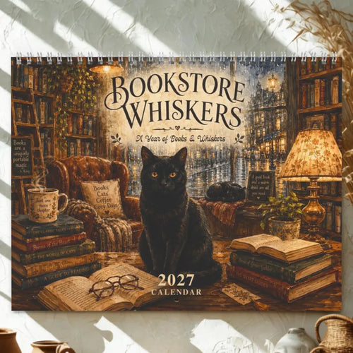 Bookstore Whiskers 2027 Calendar