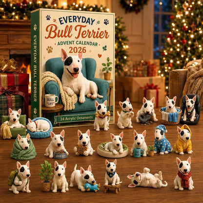 Everyday Bull Terrier Advent Calendar 2026 - 24-Day Festive Countdown