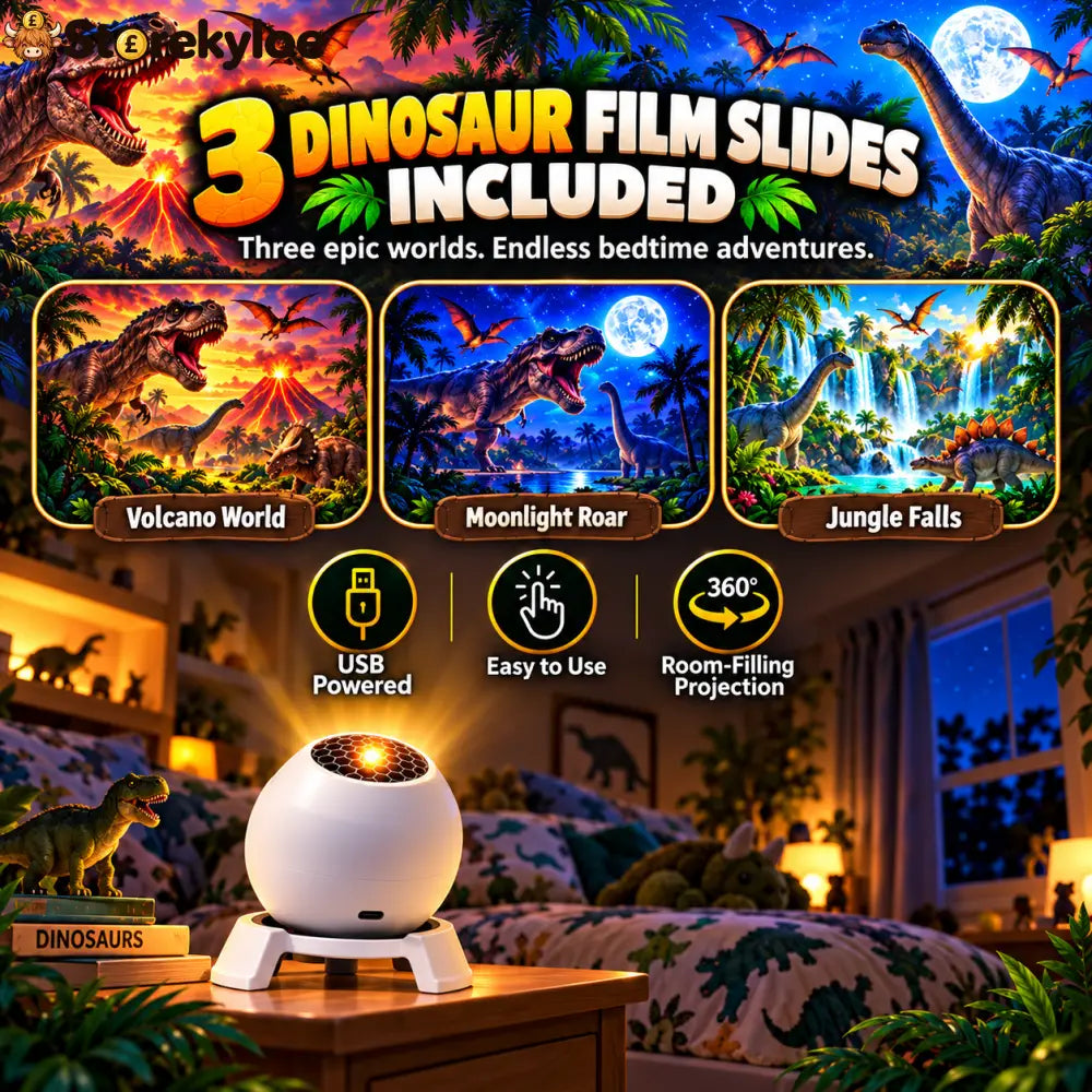 Jurassic Dinosaur Projector Night Light