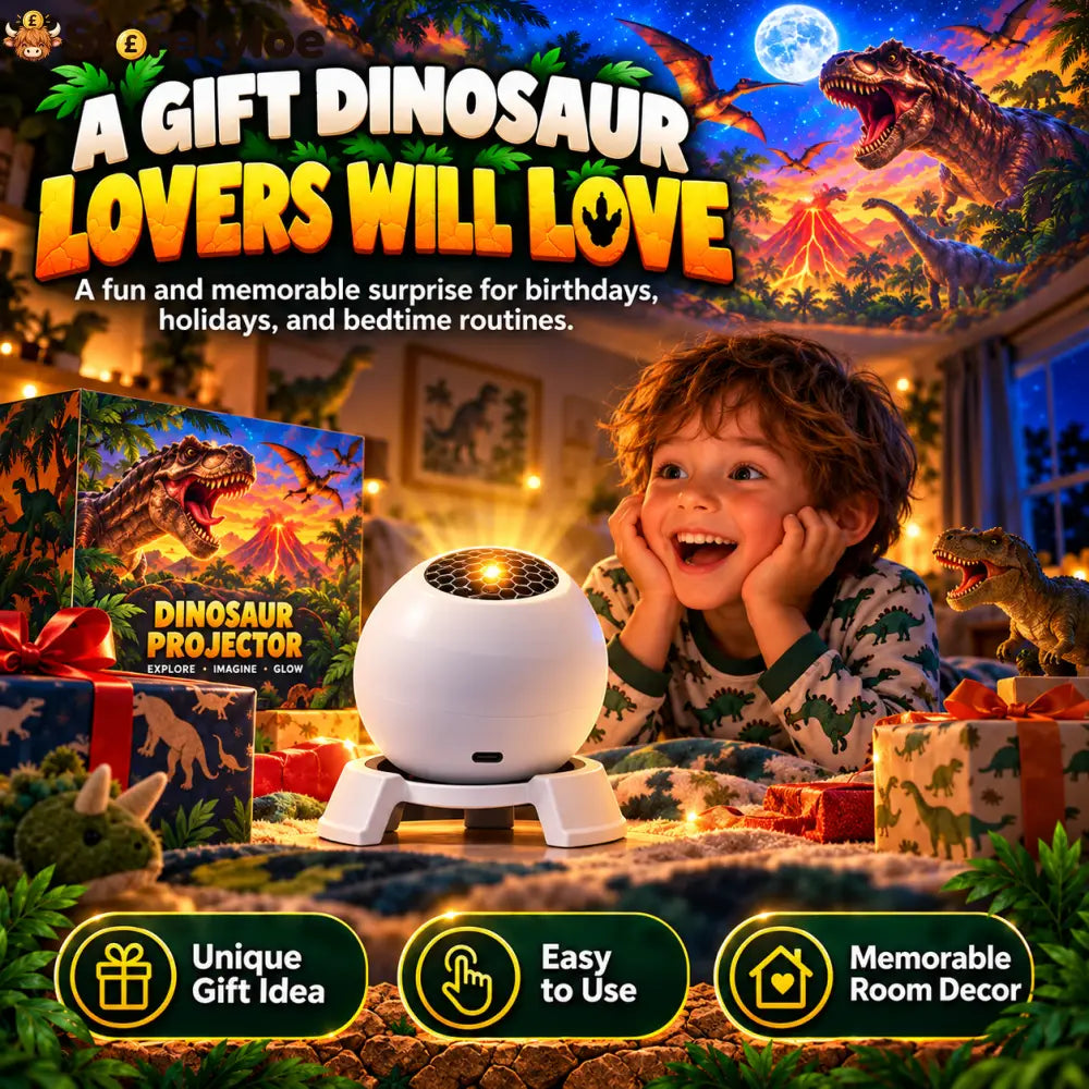 Jurassic Dinosaur Projector Night Light
