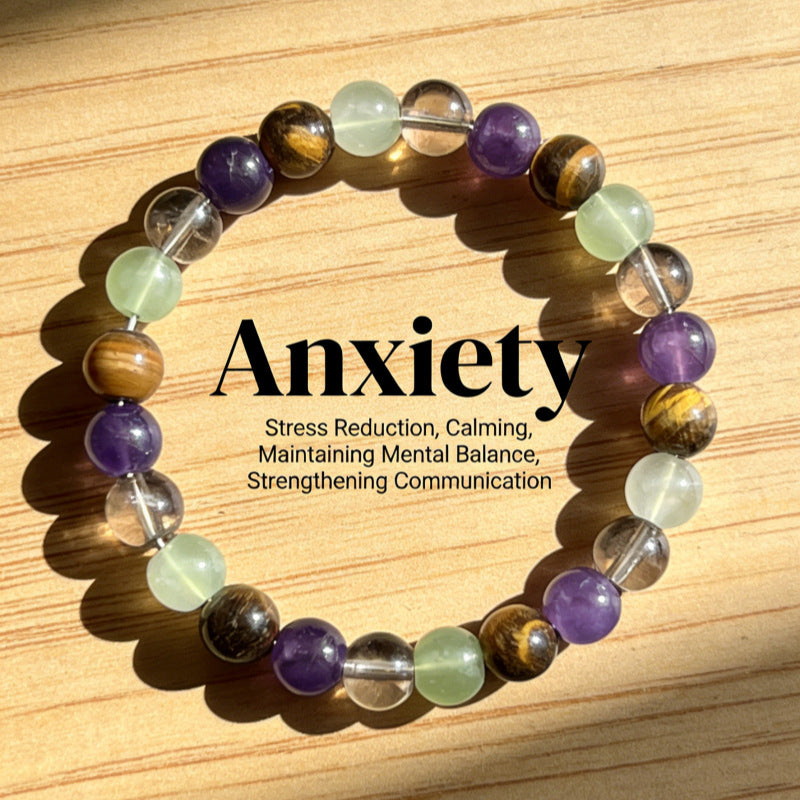 🎁 47% OFF! Natural Stone Bead Bracelet – Gradient Glow, Grounded Vibes ✨