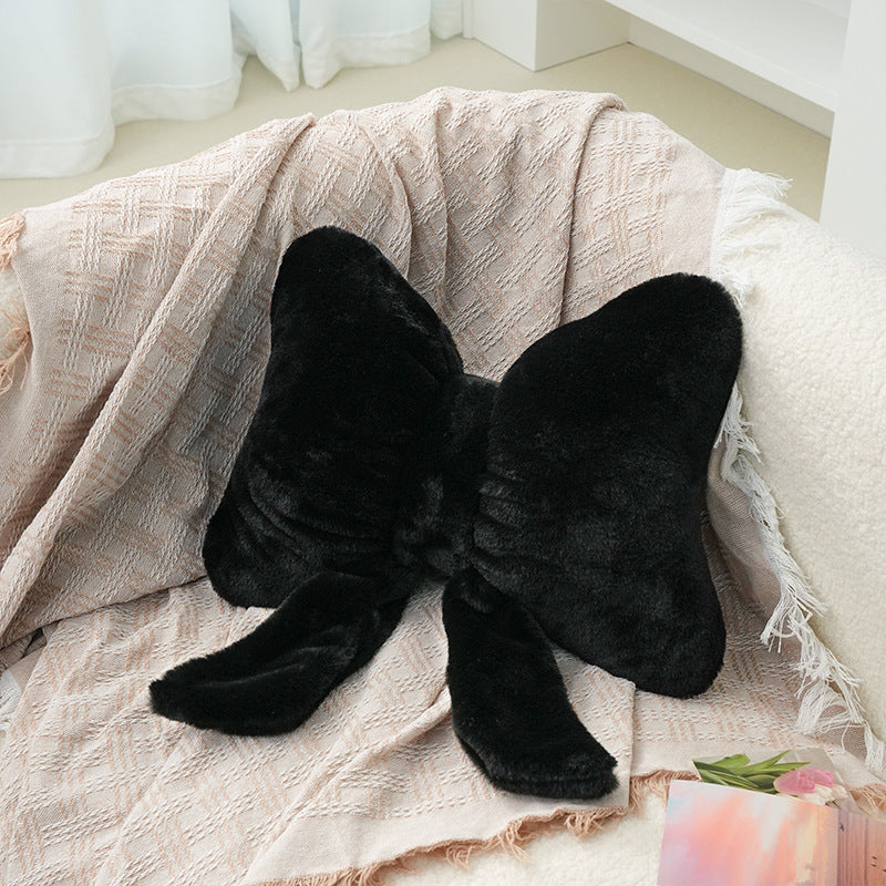 🐆🎀Leopard Print Bowknot Throw Pillow