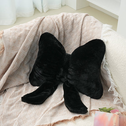 🐆🎀Leopard Print Bowknot Throw Pillow