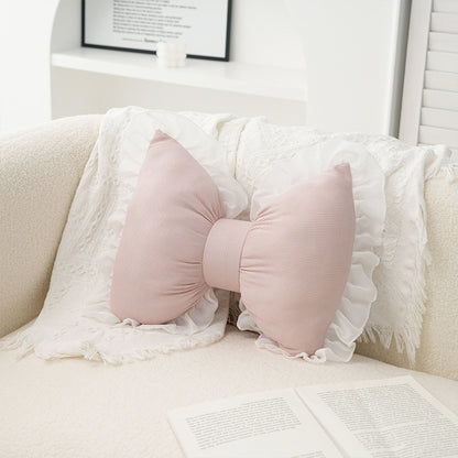 🐆🎀Leopard Print Bowknot Throw Pillow