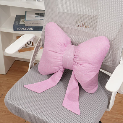 🐆🎀Leopard Print Bowknot Throw Pillow