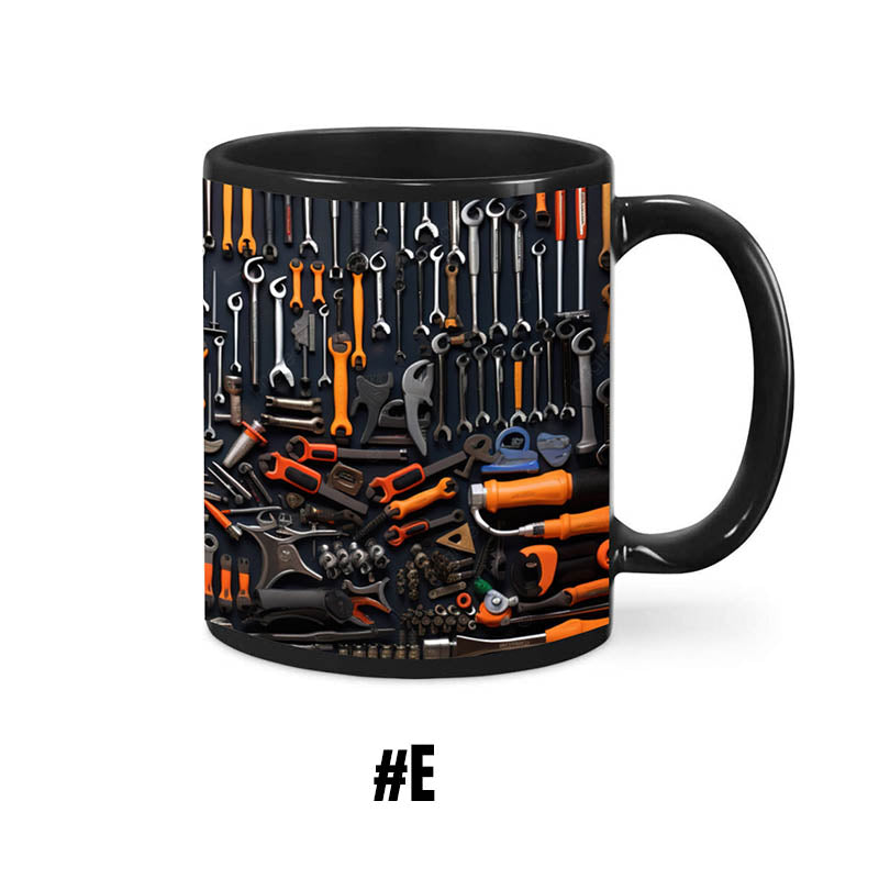 3D Mechanical Toolbox Coffee Mug Set
