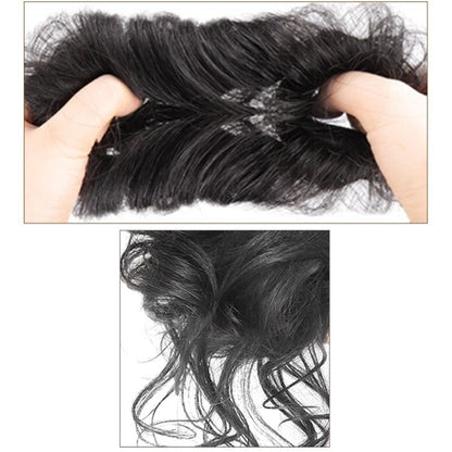 💗Messy Curly Hair Bun Scrunchie Extensions