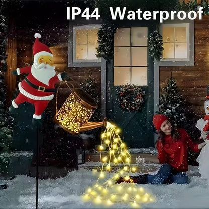 🎁Pre-Christmas Sale: 50% Off🎅✨Santa Watering Can Solar Light with Ground Stake