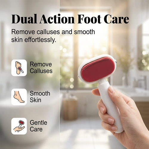 🎉Buy 2 Get 1 Free🦶 Double Sided Stainless Steel Foot Scraper Callus Remover ✨