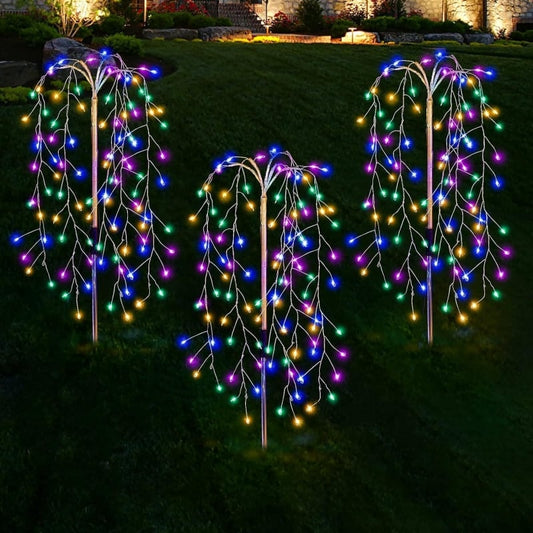 ✨ Solar Garden Lights Outdoor Decor – 120 LEDs, IP55 Waterproof, Easy Install 🌙