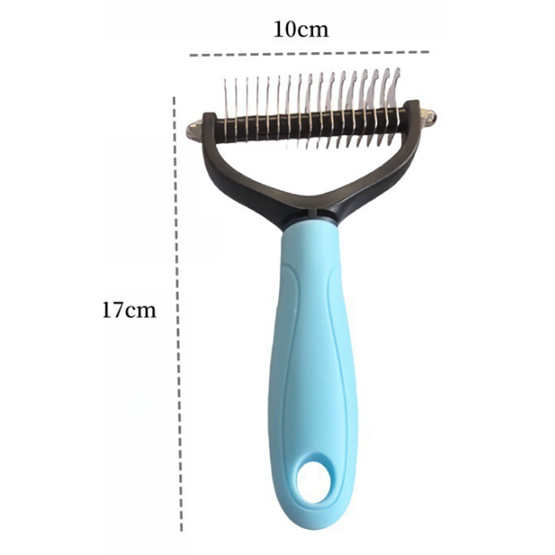 ⏰LAST DAY SALE: Only £8.99🔥Dual-Sided Pet Grooming Comb for Dogs & Cats