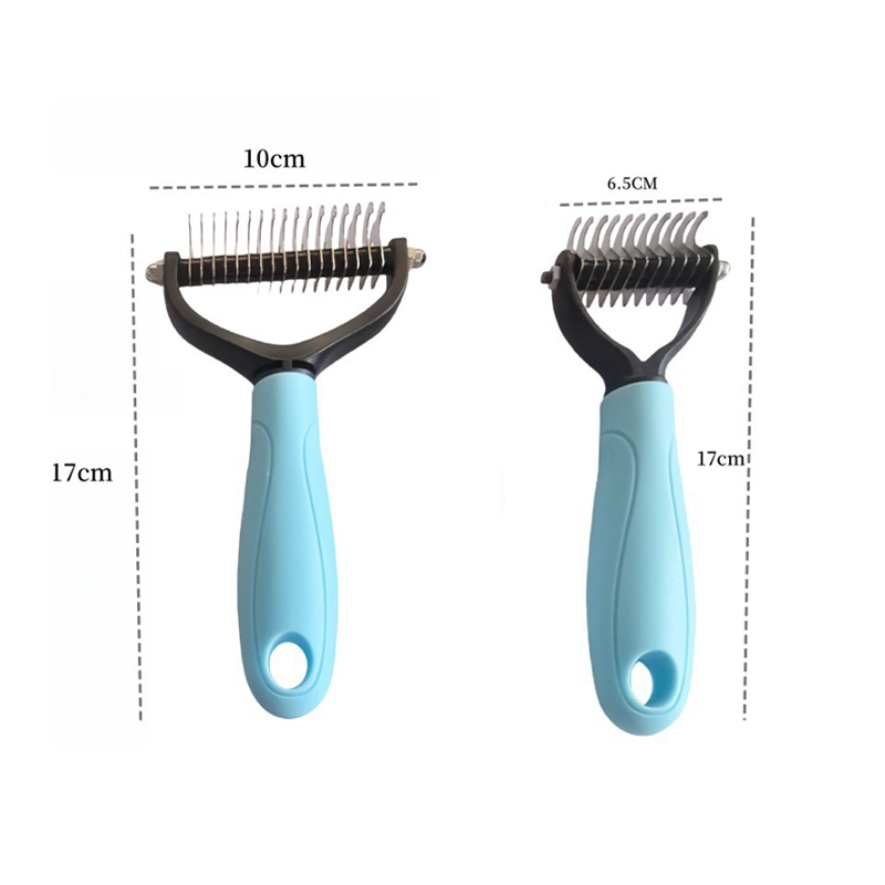 ⏰LAST DAY SALE: Only £8.99🔥Dual-Sided Pet Grooming Comb for Dogs & Cats