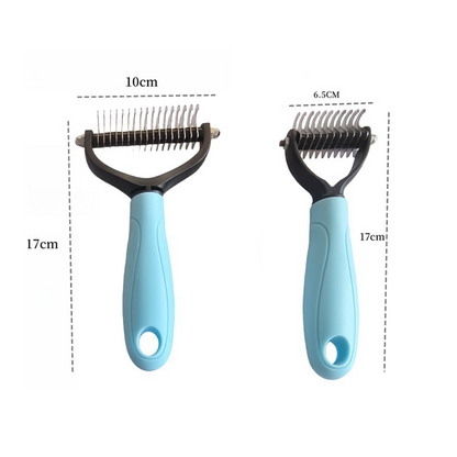 ⏰LAST DAY SALE: Only £8.99🔥Dual-Sided Pet Grooming Comb for Dogs & Cats