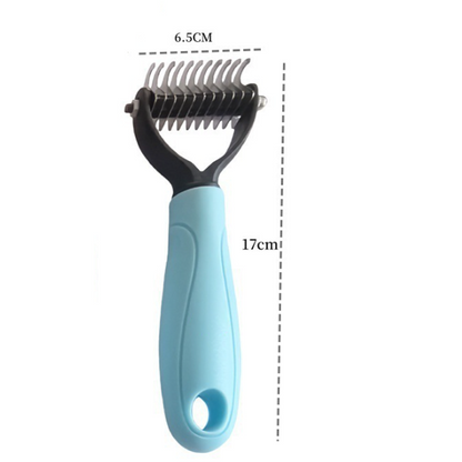 ⏰LAST DAY SALE: Only £8.99🔥Dual-Sided Pet Grooming Comb for Dogs & Cats