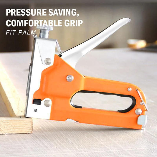 3 In 1 Staple Nail Tool ✅ Adjustable Power & 600 Nails Included | Fast DIY Woodworking Fixes