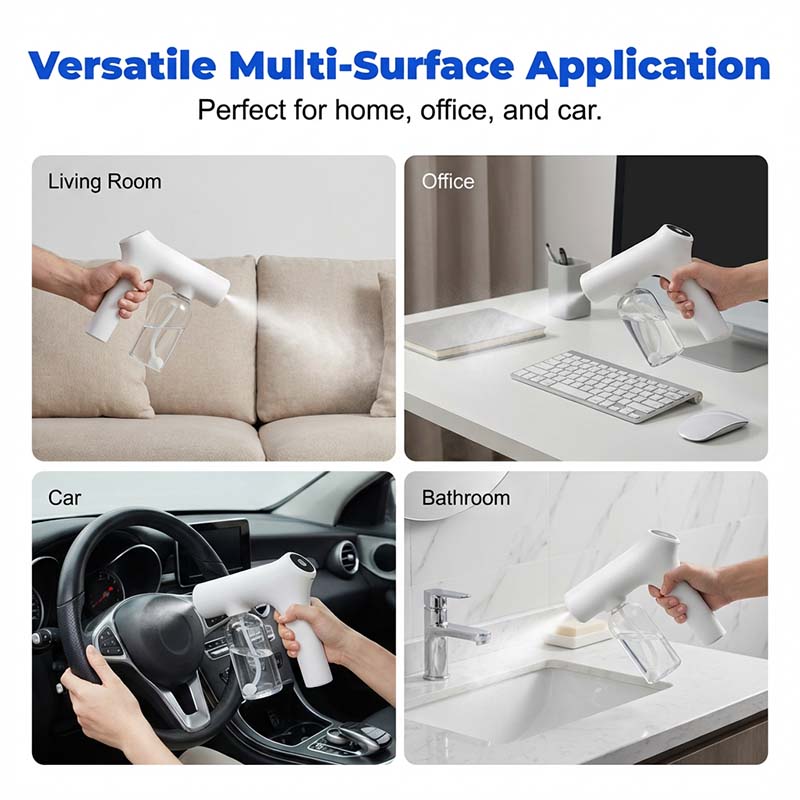 🎁2026 New Arrivals 50% OFF💥Cordless Nano Atomizer – Touchless Disinfecting, Blue Light – For Home, Office & Car 🏠