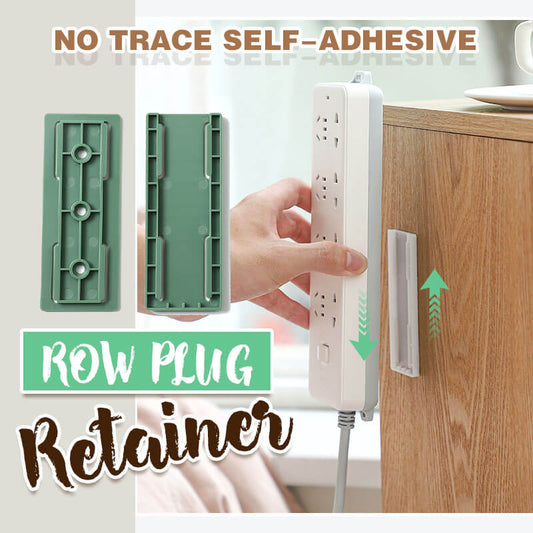 📢 LIMITED TIME 49% OFF! ⏰ No Trace Self-Adhesive Row Plug Retainer – Keep Power Strips Tidy, Reusable & Easy Install 🔌