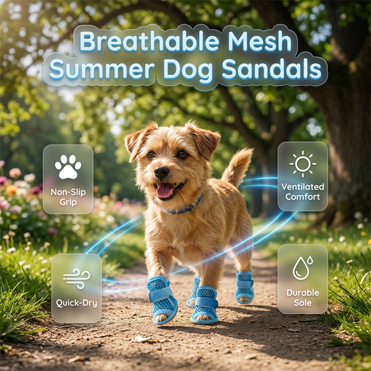 🐶Breathable Mesh Non-Slip Dog Shoes